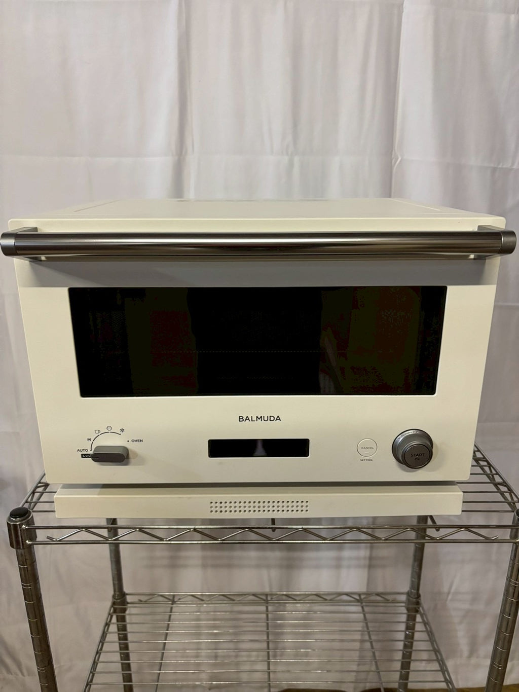 【6ヶ月保証】BALMUDA オーブンレンジ K04A-WH 2020年製 18L