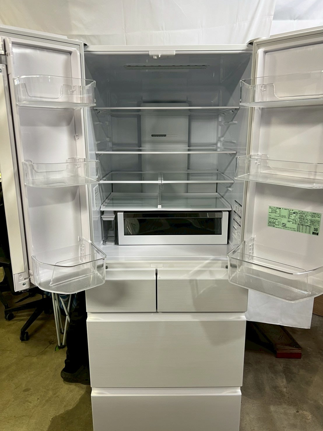 【展示品】日立 6ドア冷蔵庫 R-VW57V 2024年製570L