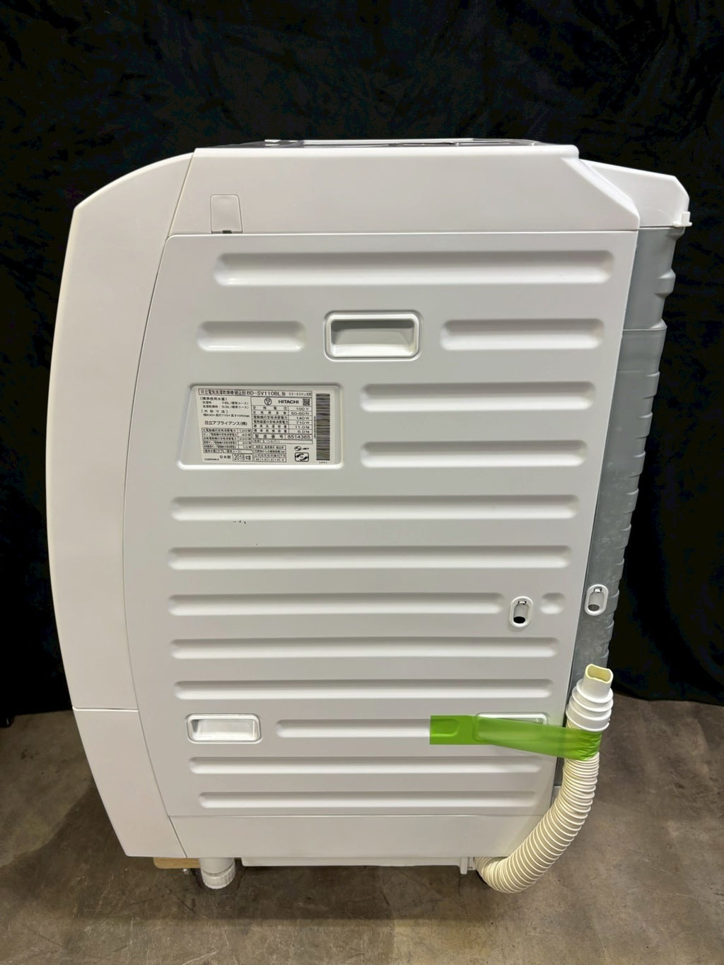 日立 ドラム式洗濯機 BD-SV110BL 2018年製 洗濯11kg乾燥6kg