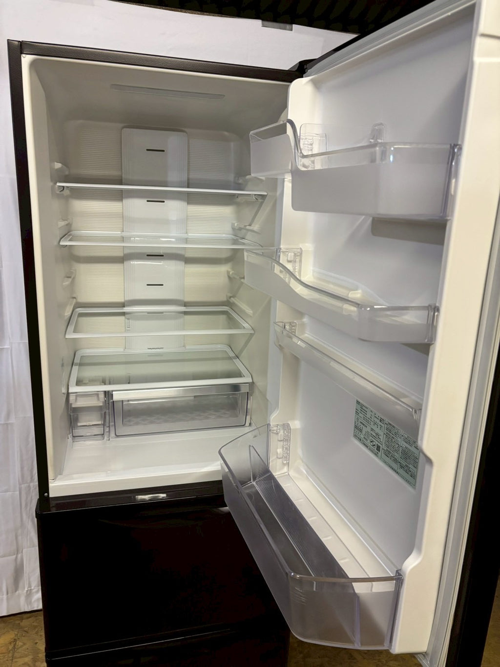 HITACHI 3ドア冷蔵庫 R-K38JV 2019年製 375L 右開き