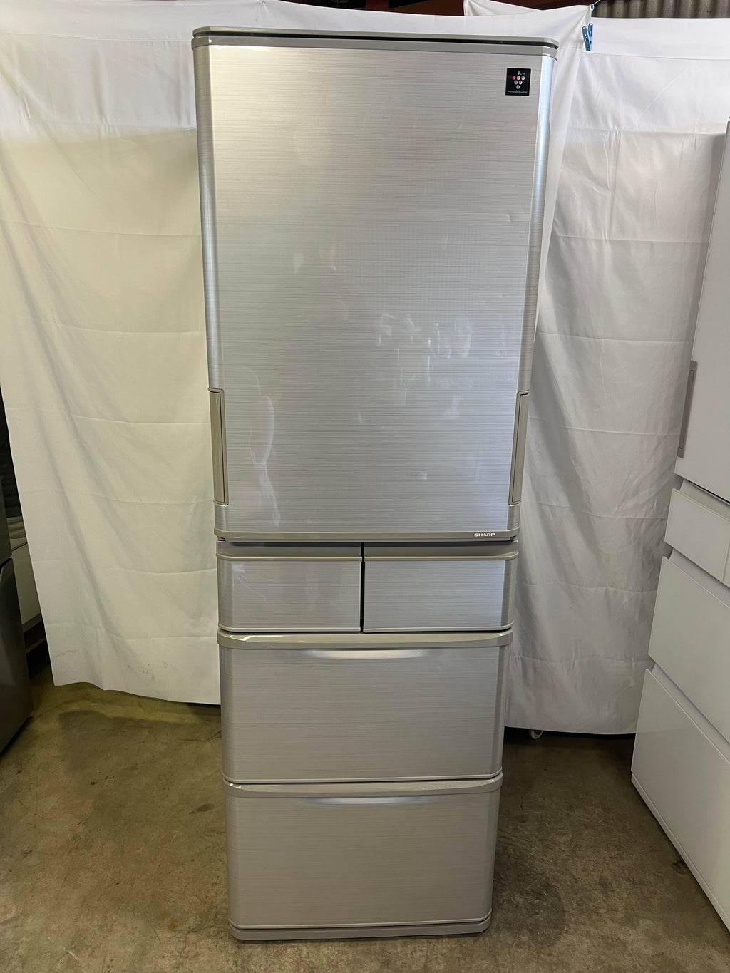 【1年保証】 SHARP冷蔵庫 SJ-W412F-S 20年製412L 両開き