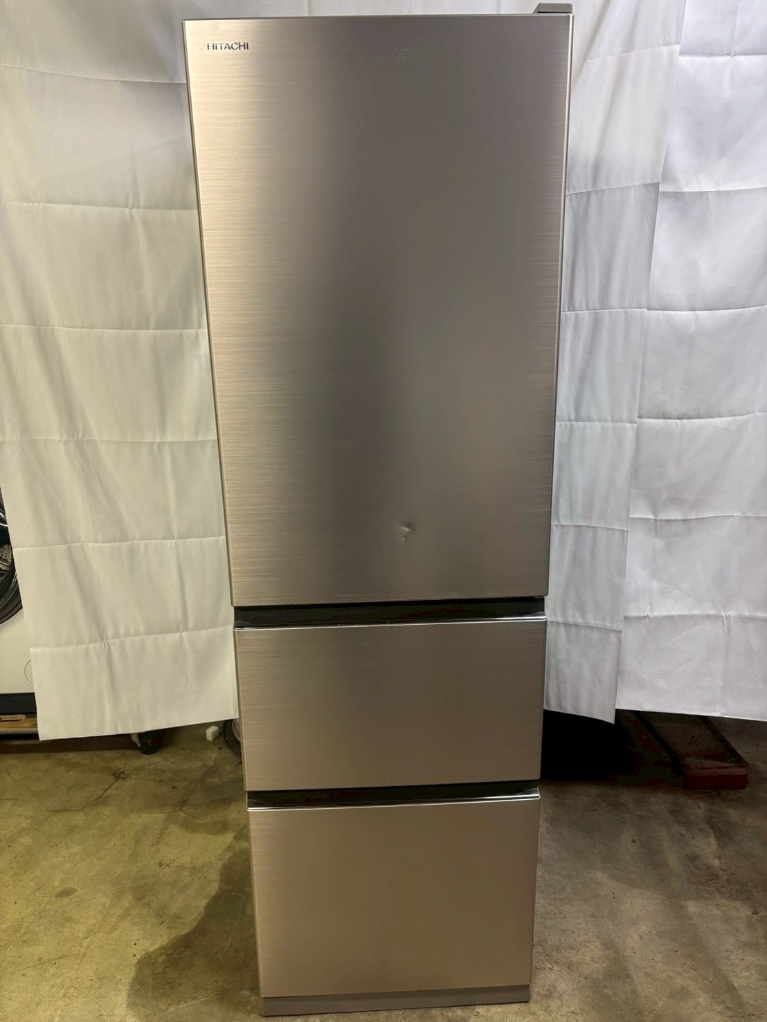 【6ヶ月保証】日立 3ドア冷蔵庫 R-V32KV 2020年製315L 右開き