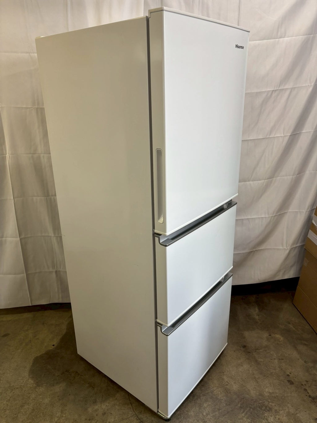 【6ヶ月保証】Hisense 3ドア冷蔵庫 HR-D2801W 2020年製 282L 右開き