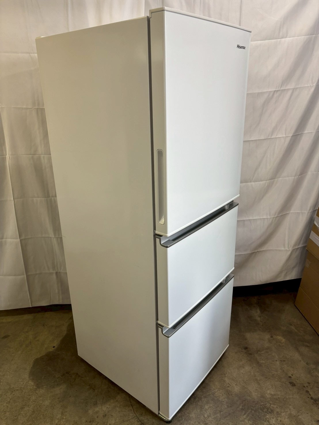 【6ヶ月保証】Hisense 3ドア冷蔵庫 HR-D2801W 2020年製 282L 右開き