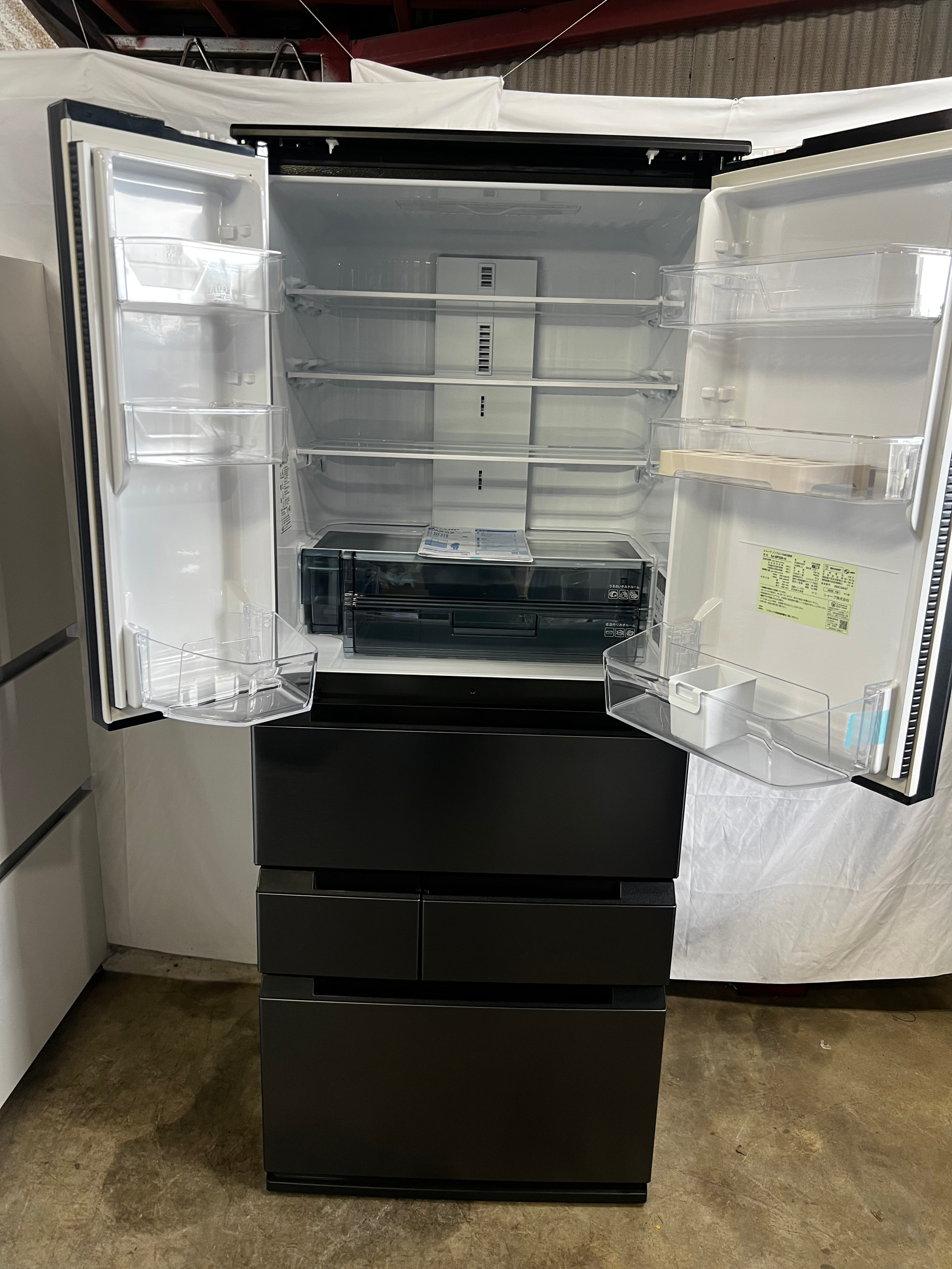 【新品約30万/2年保証】 SHARP 6ドア冷蔵庫 SJ-MF55R-H 2026年製 545L