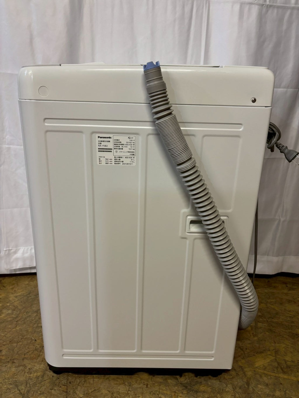 Panasonic 全自動洗濯機 NA-F5B2 2024年製 洗濯5kg