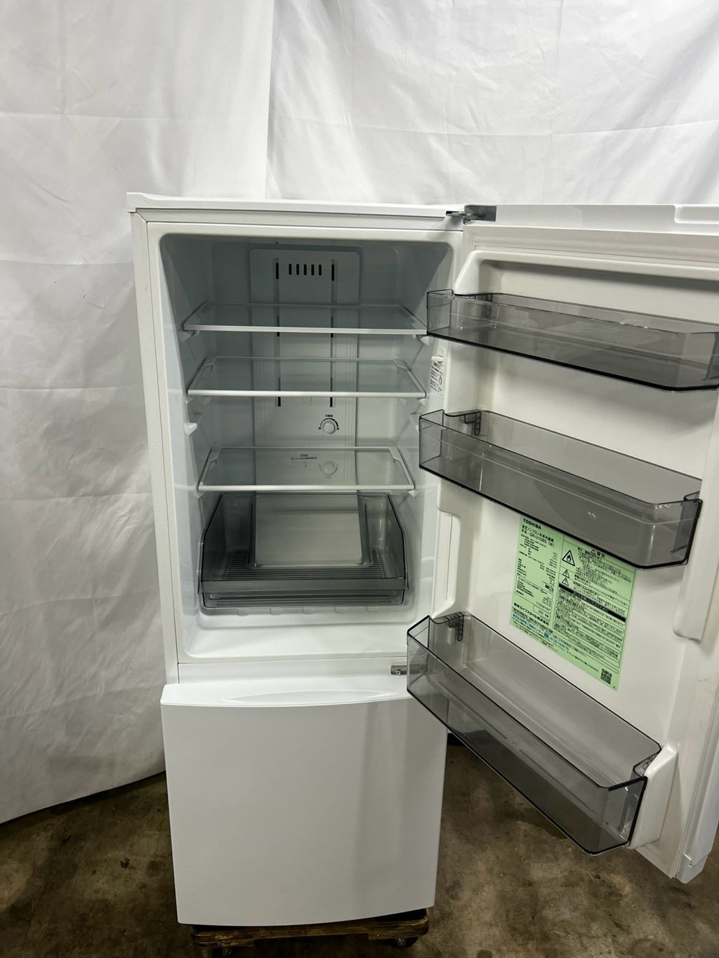 【3ヶ月保証】東芝 2ドア冷蔵庫 GR-U15BS 2023年製 153L