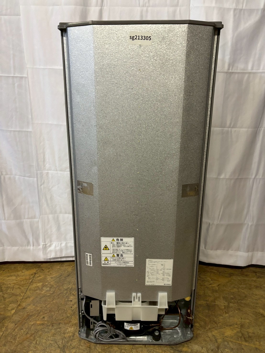 AQUA 2ドア冷蔵庫 AQR-13J (S) 2020年製 126L 右開き