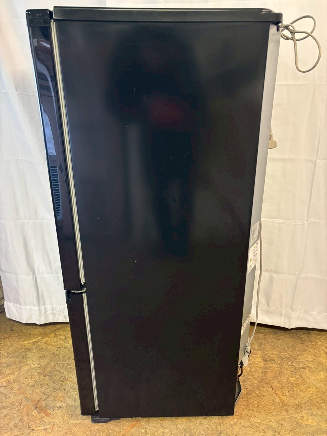 【6ヶ月保証】三菱電機 2ドア冷蔵庫 MR-P15D-B 2019年製 146L 右開き