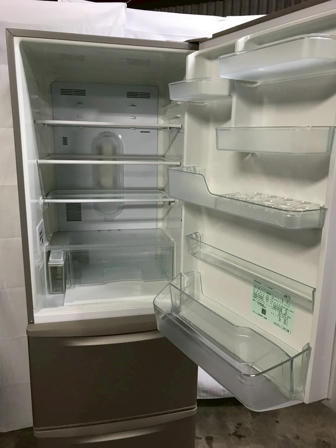 【半年保証】 Panasonic 冷蔵庫 NR-C372N 2021年製365L