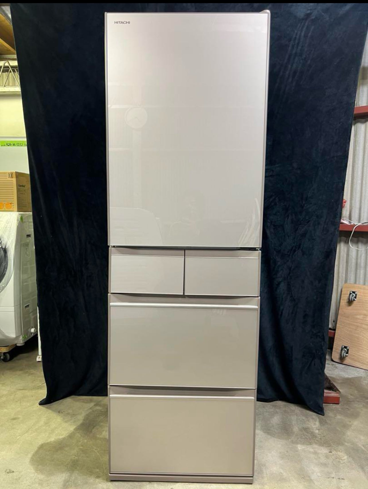 日立 冷蔵庫 R-HWS47N（XN）2020年製 470L 右開き 5ドア