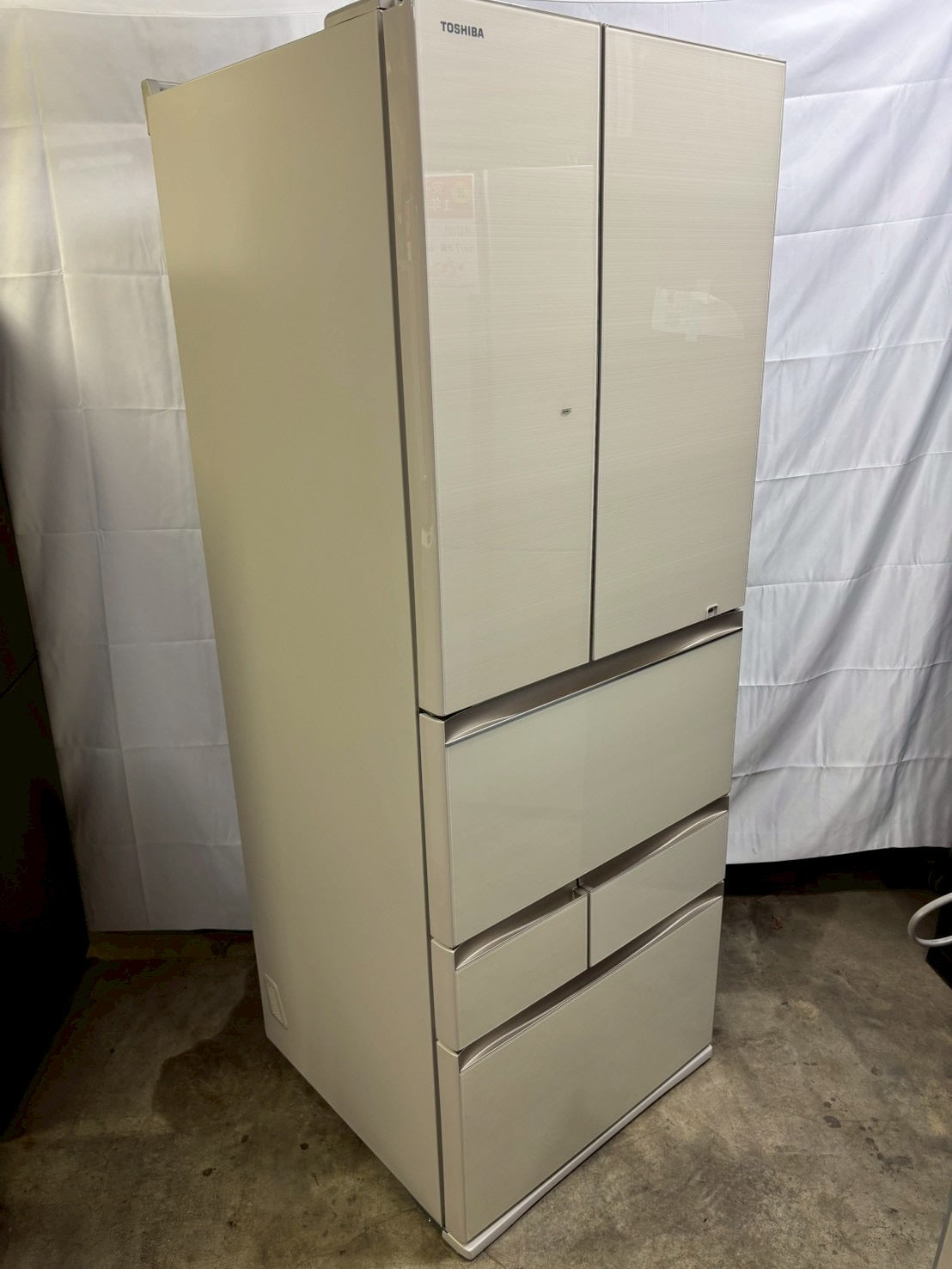 【12ヶ月保証】東芝 6ドア冷蔵庫 GR-T550FZ 2021年製 551L