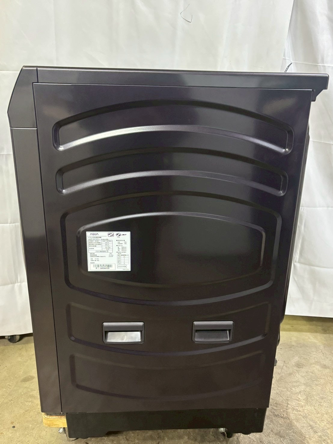 【12ヶ月保証】AQUAドラム式洗濯機 AQW-DX12R 2025年 洗濯12kg 乾燥6kg