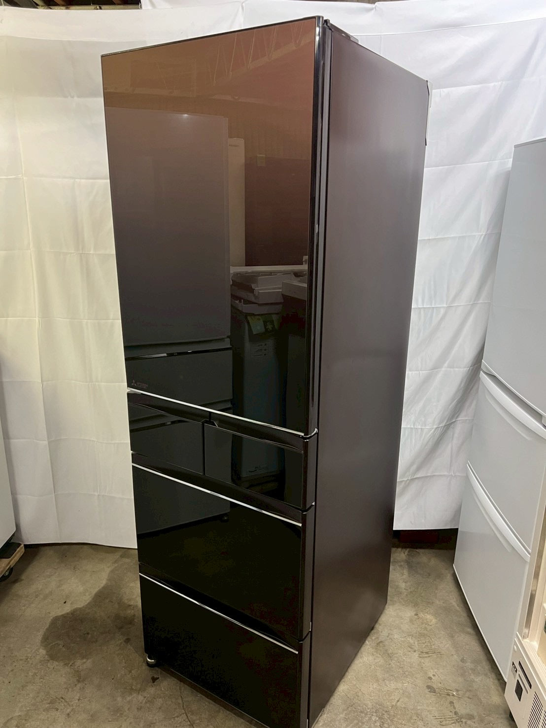 【12ヶ月保証】三菱電機 5ドア冷蔵庫 MR-MB45F 2020年製 451L 右開き