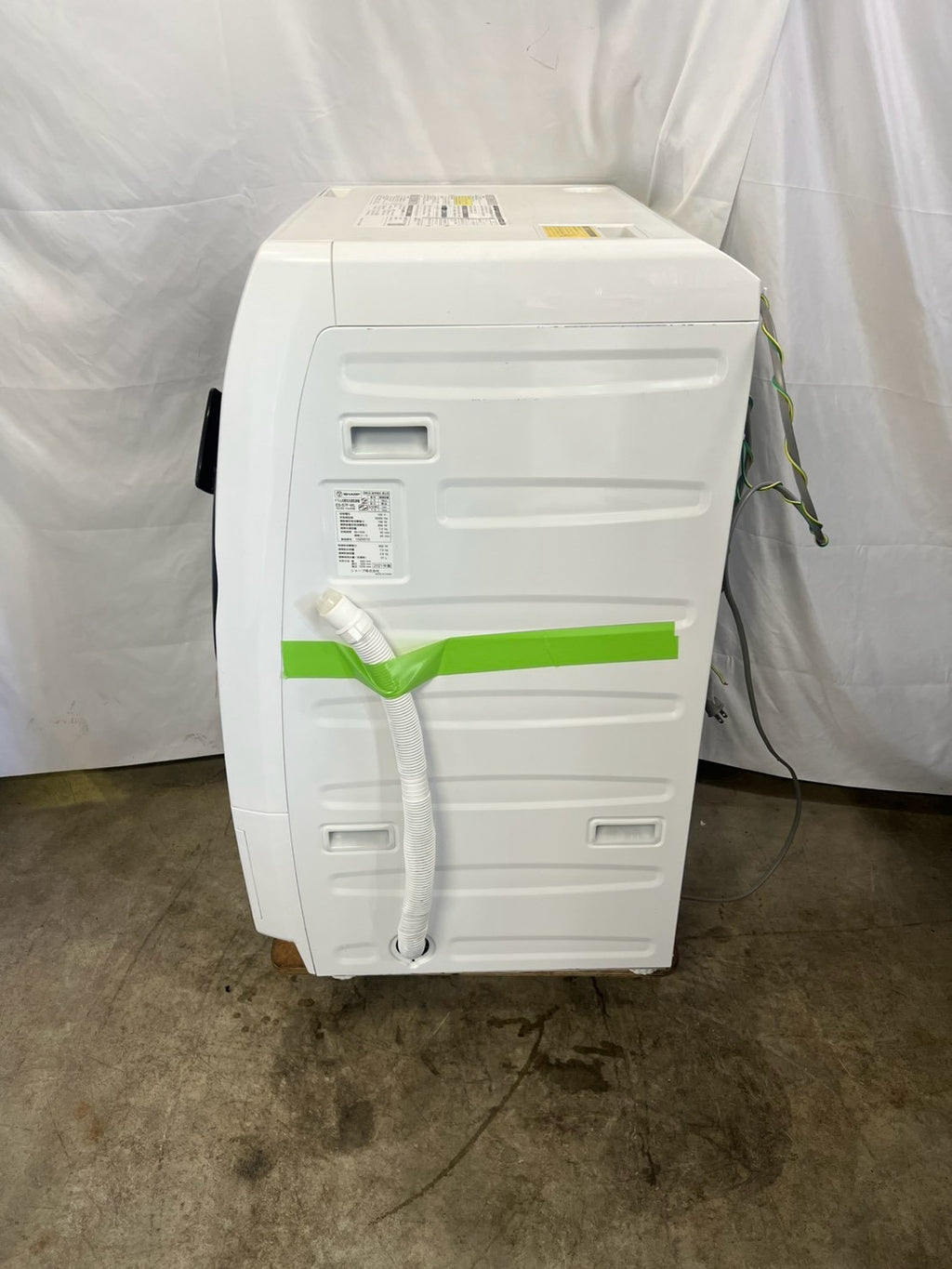 【最大2年保証/分解洗浄】SHARP 洗濯機 ES-S7F-WL 洗濯7kg 乾燥3.5kg 2021年製