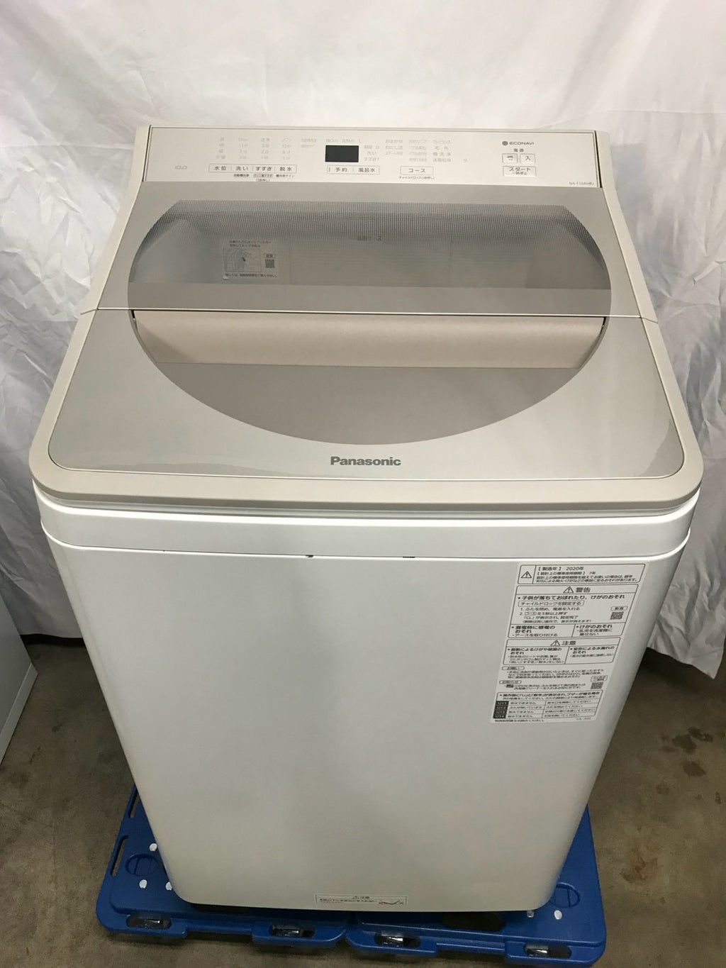 【3ヶ月保証/分解洗浄済み】Panasonic 洗濯機 NA-F10AH8J 洗濯10kg 2020年製