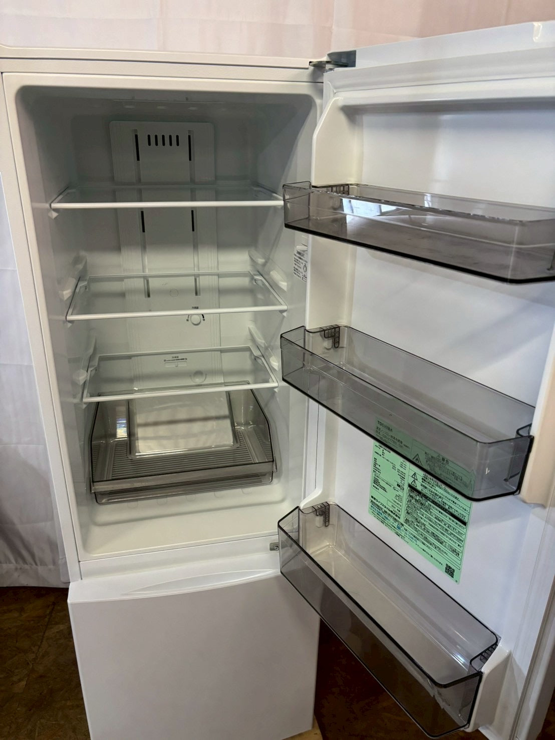 【美品】東芝 2ドア冷蔵庫 GR-V17BS 2024年170L