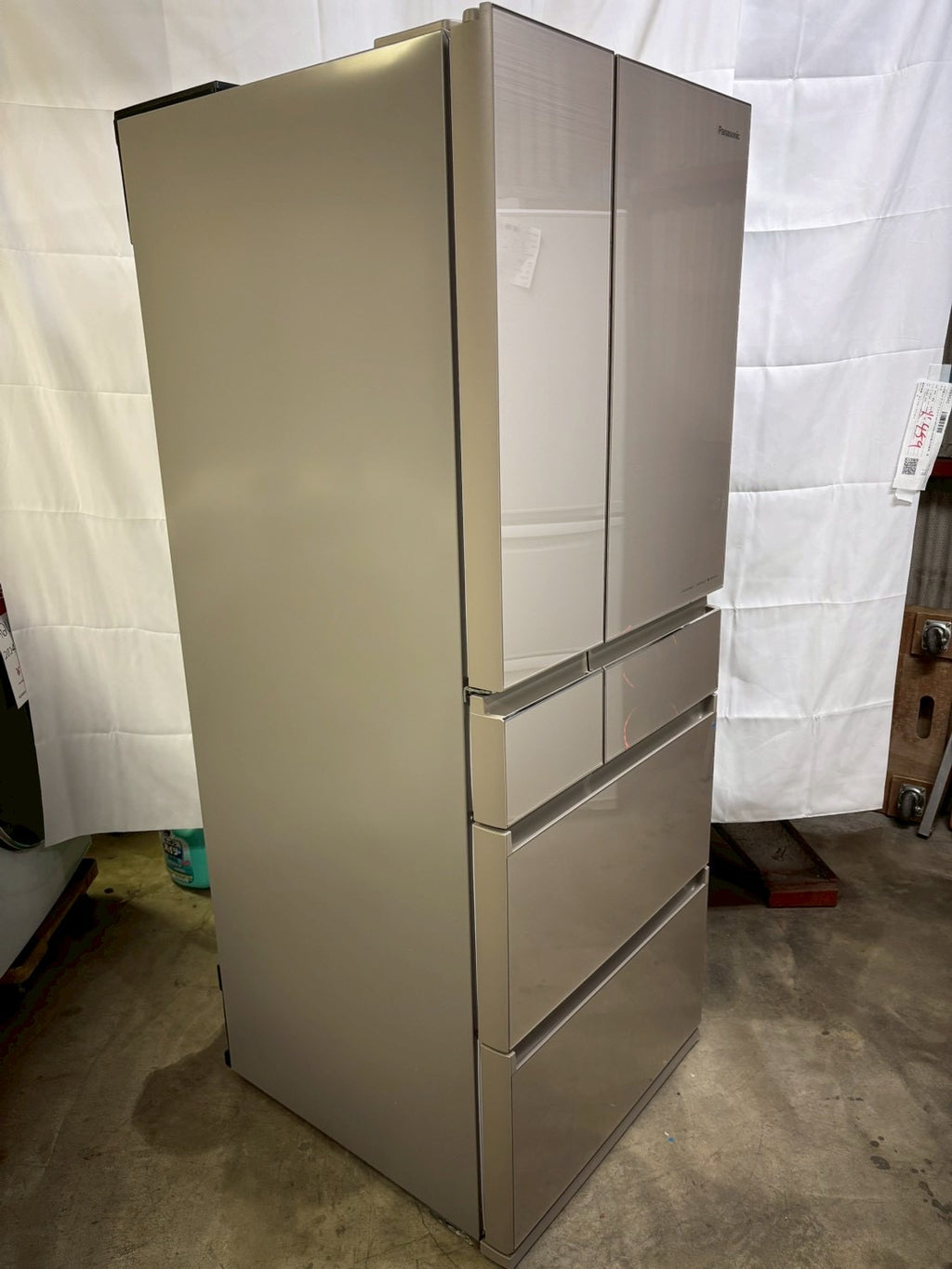 【12ヶ月保証】Panasonic 6ドア冷蔵庫 NR-SPF455X-N 2020年製450L