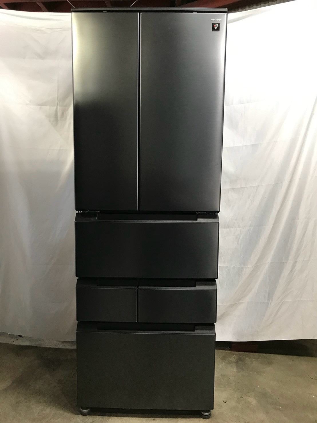 【1年保証】 SHARP 6ドア冷蔵庫 SJ-MF46P-H 2025年製 457L
