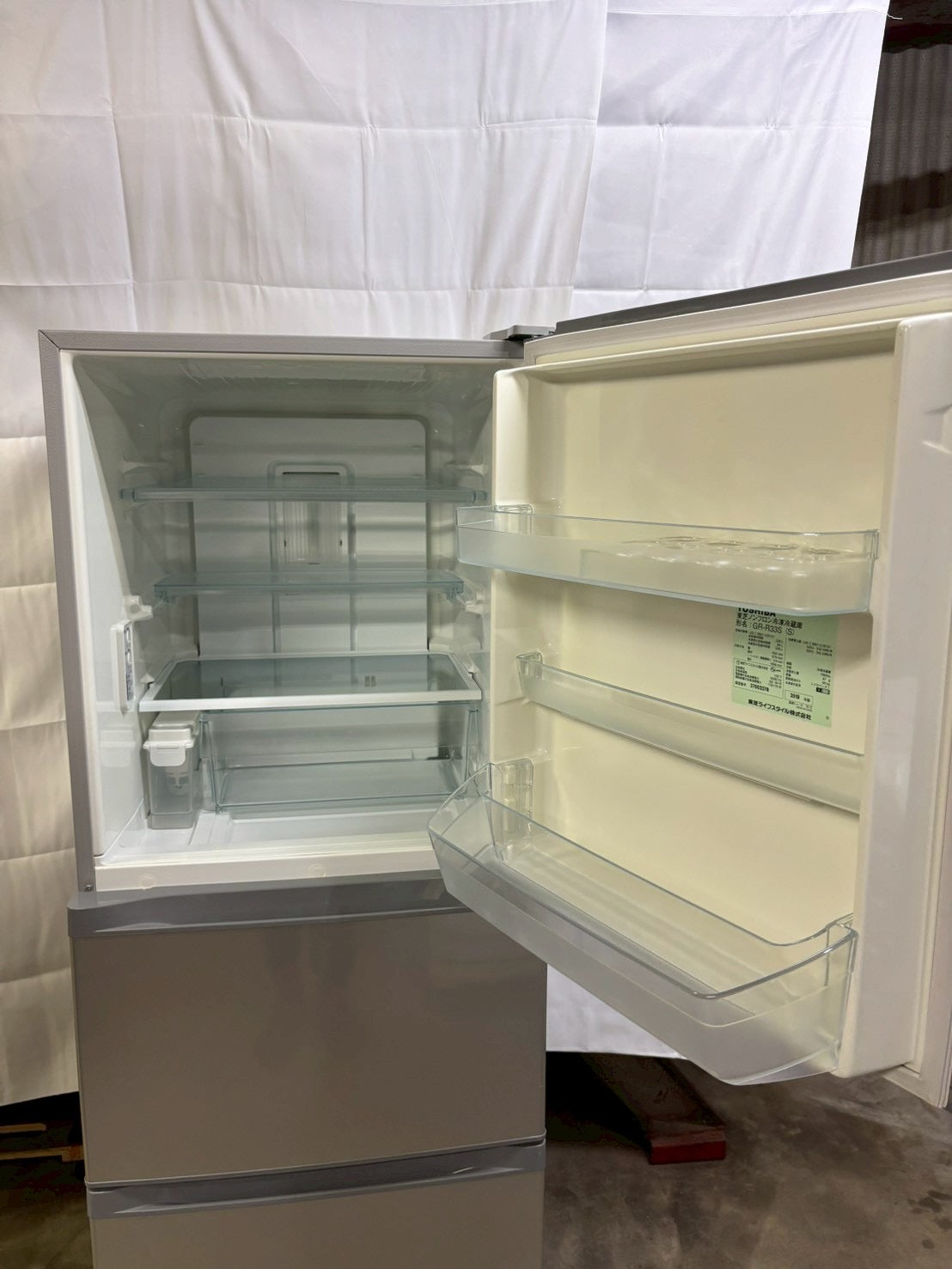 東芝 冷蔵庫 GR-R33S 2019年製 330L 右開き