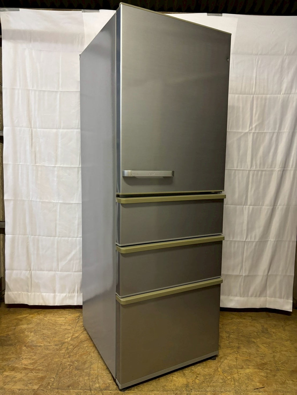 AQUA 4ドア冷蔵庫 AQR-36H(S) 2019年製 355L左開き