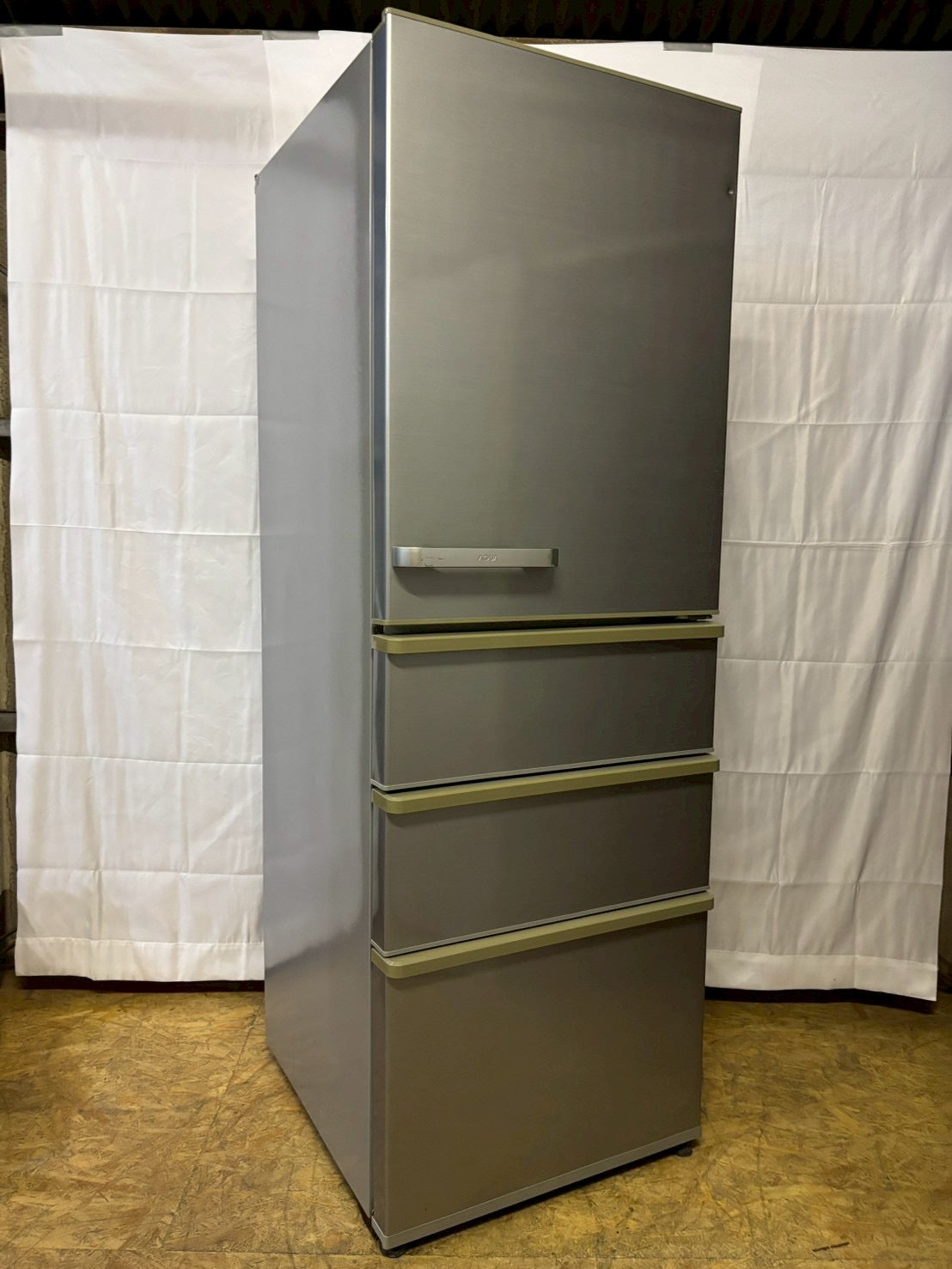 AQUA 4ドア冷蔵庫 AQR-36H(S) 2019年製 355L左開き