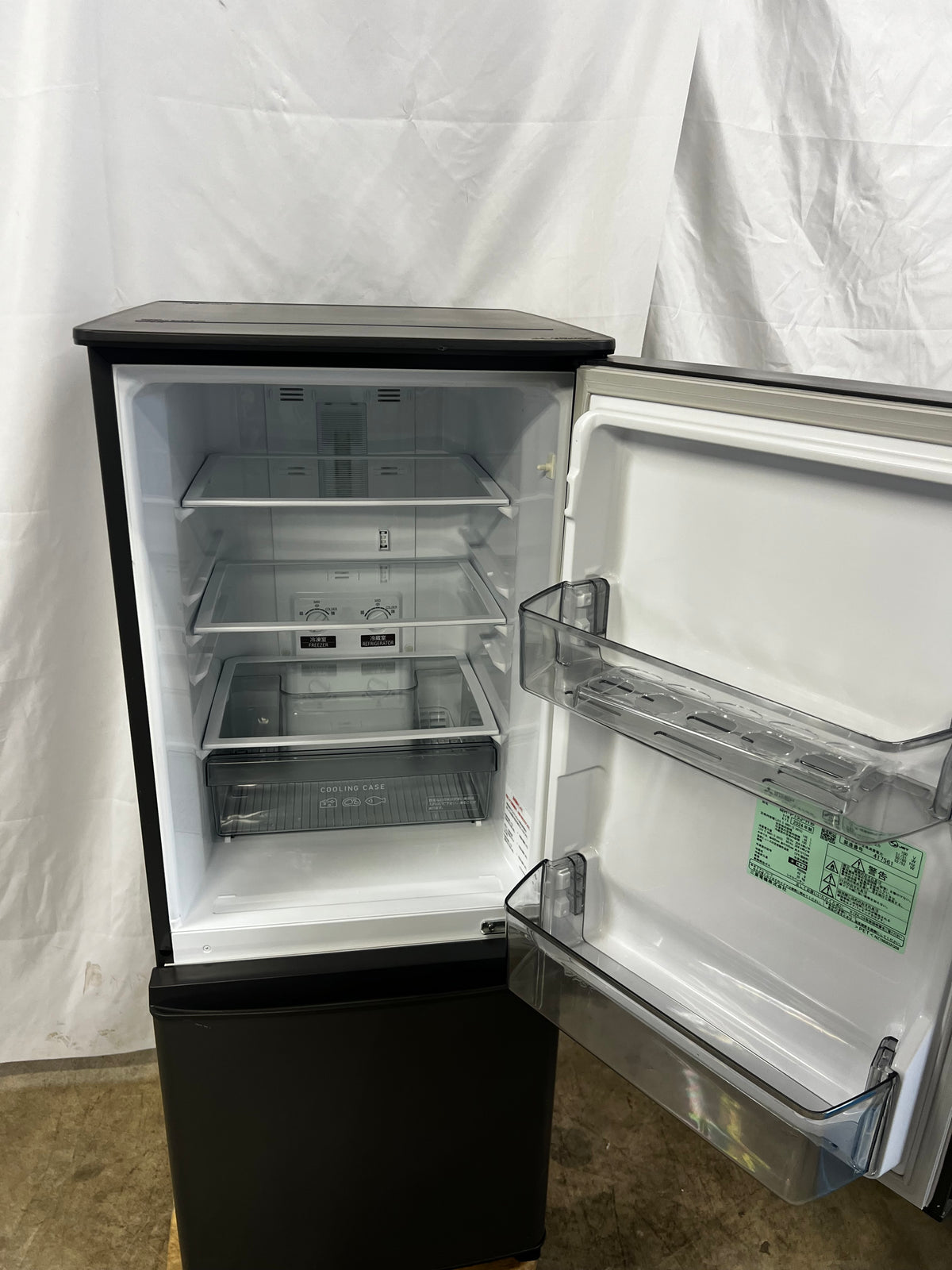 【3ヶ月保証】三菱電機 2ドア冷蔵庫 MR-P15J-H 2024年製 146L