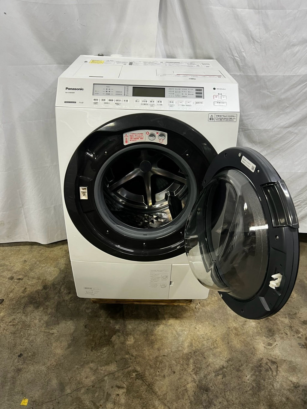 【1年保証/分解洗浄済み】Panasonic 洗濯機 NA-VX800BR 洗濯11kg 乾燥6kg 2020年製