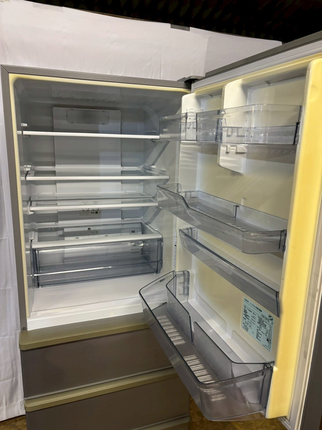 AQUA 4ドア冷蔵庫 AQR-36H(S) 2019年製 355L左開き – お宝電気市場