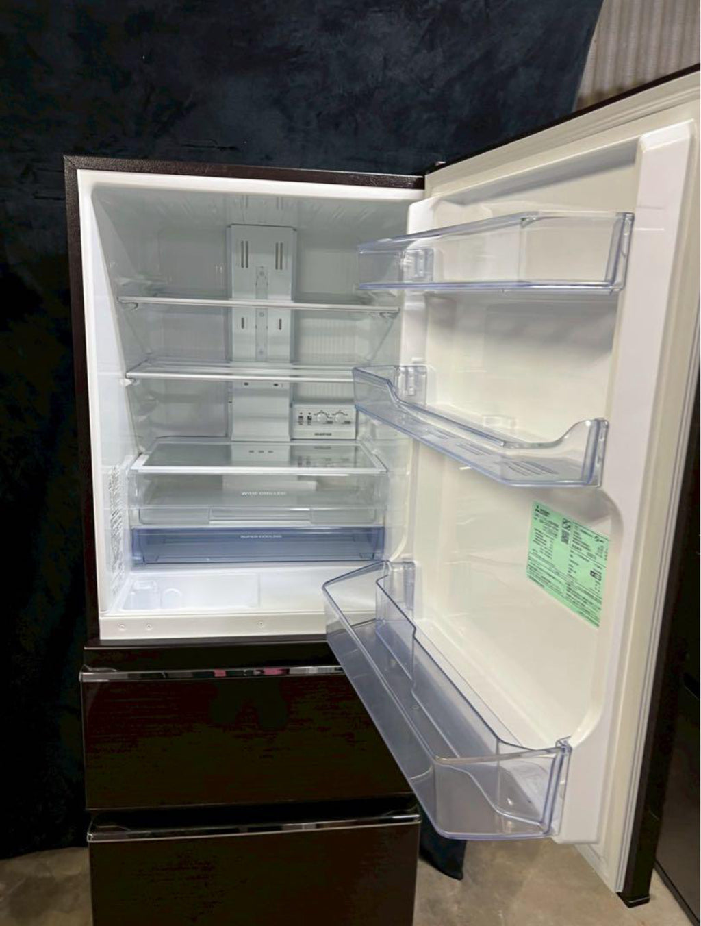 三菱 冷蔵庫 MR-CX33F-BR 2020年製 330L 右開き