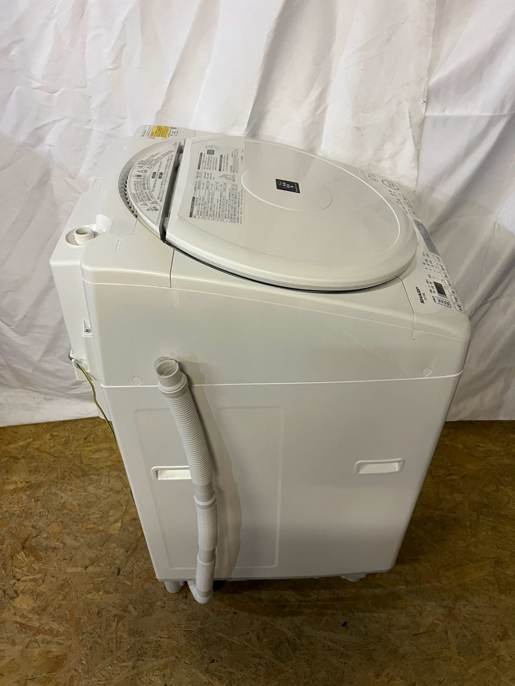 【1年保証/新品8万超え美品】SHARP 洗濯機 ES-TX8J-W 洗濯8kg 乾燥4.5kg 2025年製