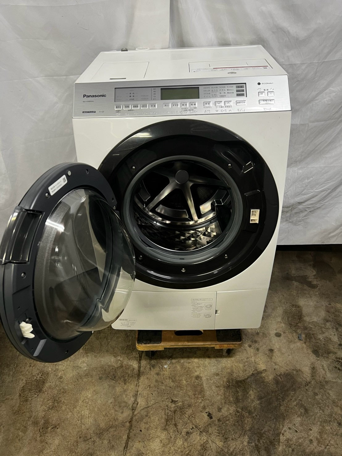 【1年保証/分解洗浄済み】Panasonic 洗濯機 NA-VX800AL 洗濯11kg 乾燥6kg 2020年製