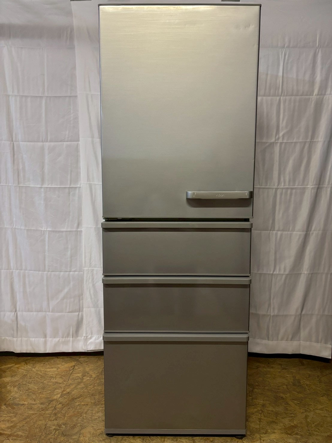 AQUA 4ドア冷蔵庫 AQR-36JL(S) 2020年製 355L左開き