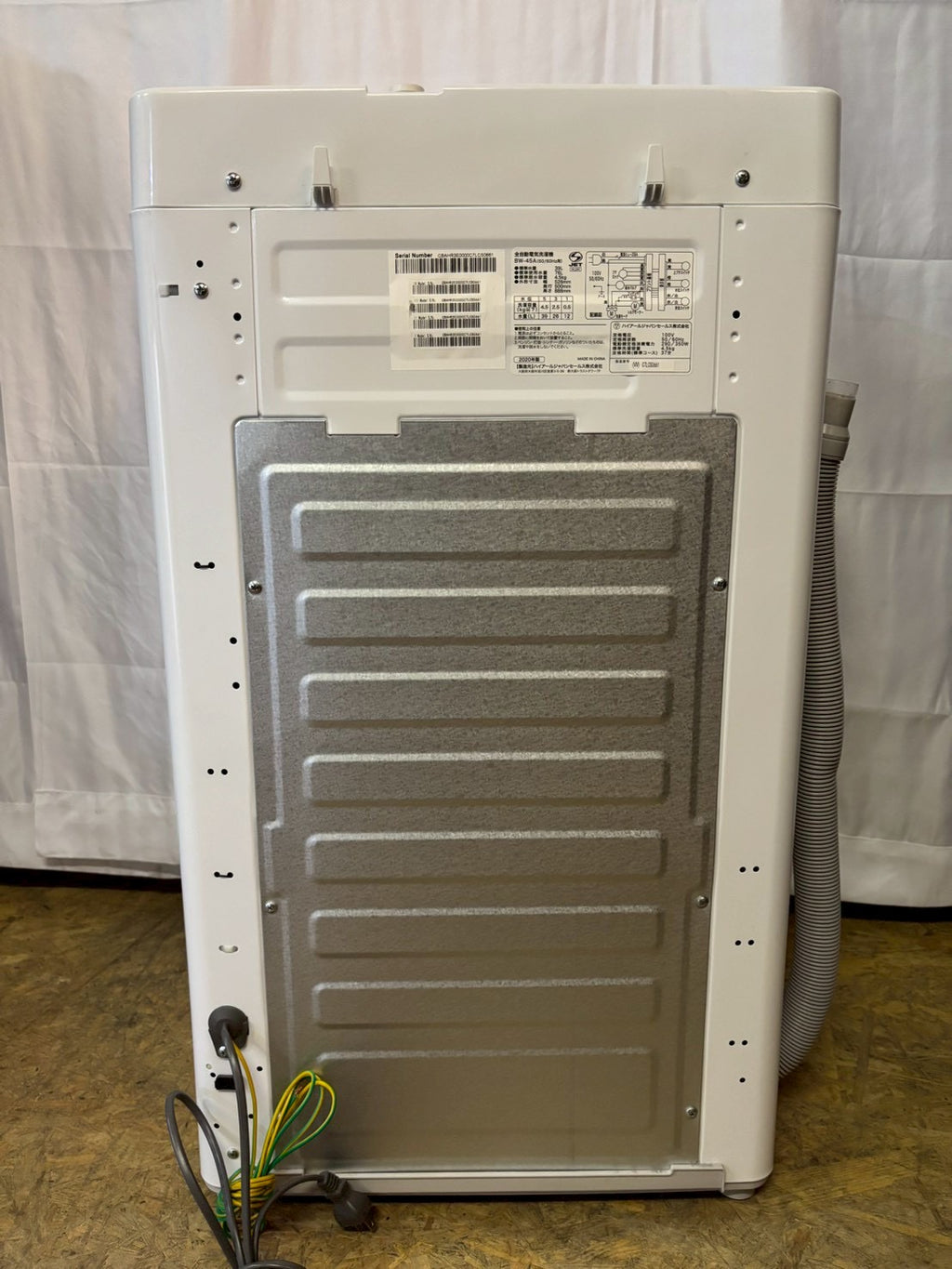 Haier 全自動洗濯機BW-45A 2020年製 洗濯4.5kg