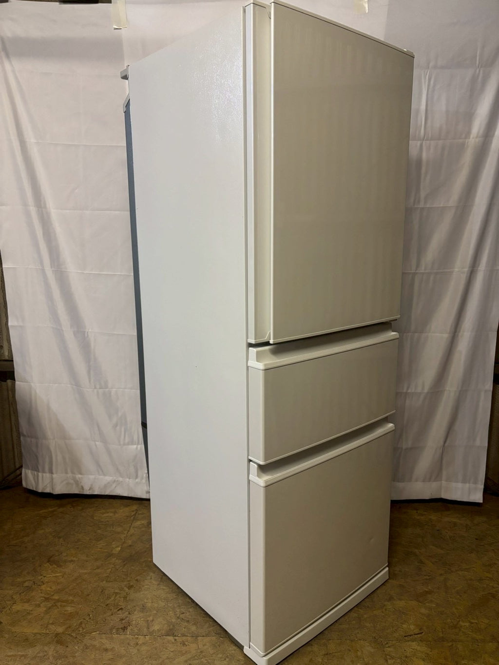 【6ヶ月保証】三菱電機 3ドア冷蔵庫 MR-C33F-W 2021年製 330L