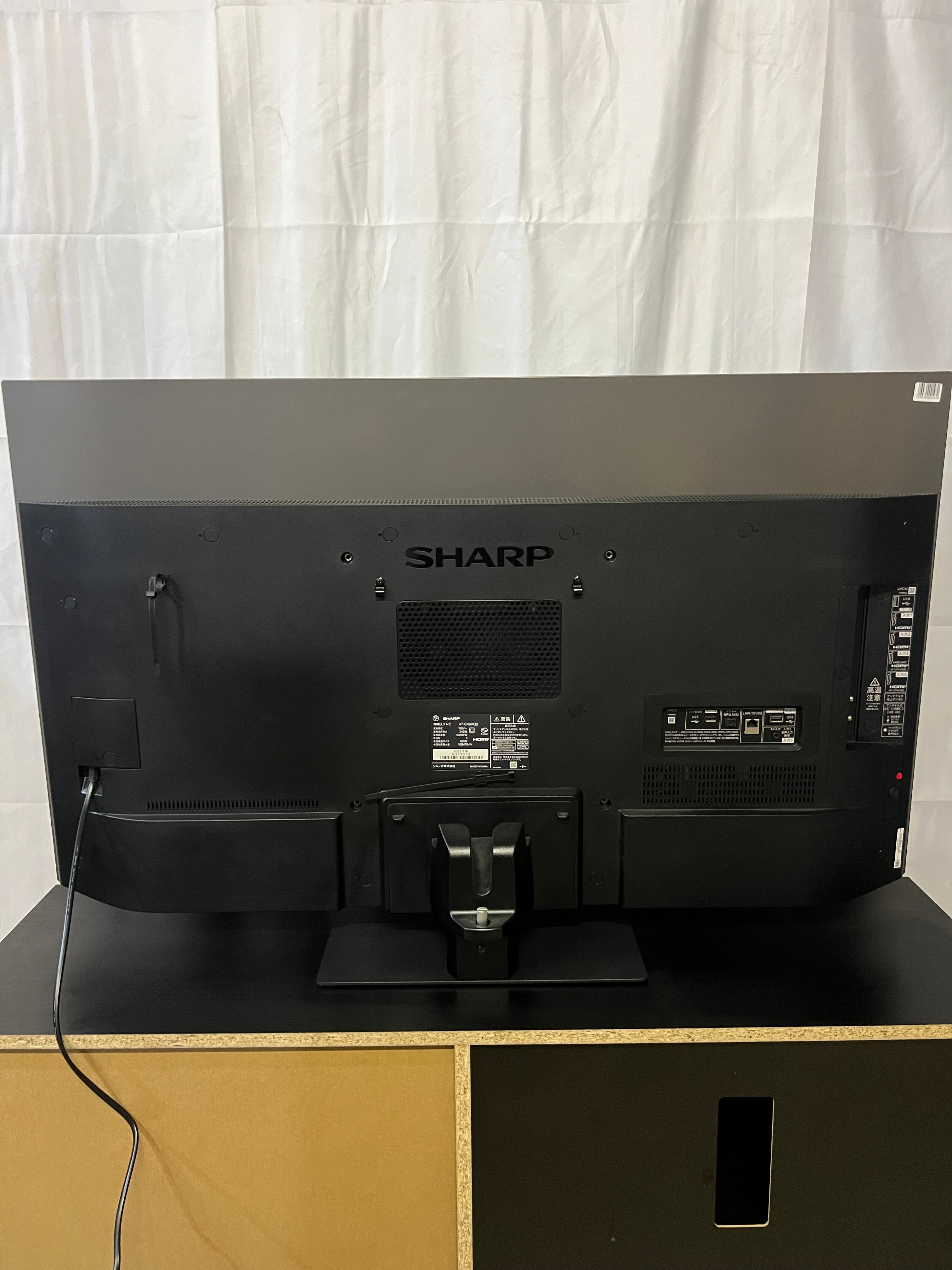 【12ヶ月保証】【美品】SHARP 4K有機ELテレビ 4T-C48HQ2 2025年製 48V