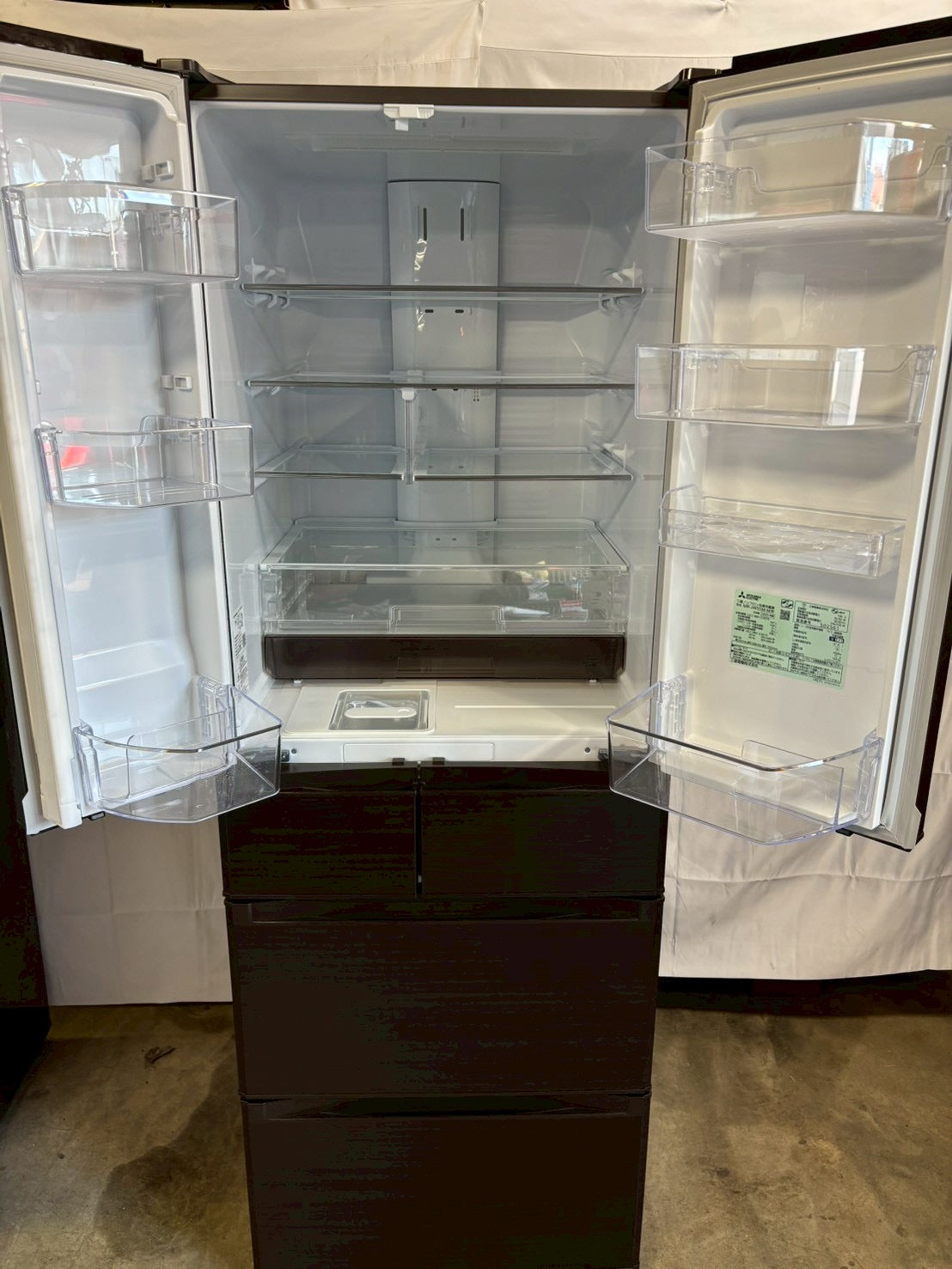 【美品新品20万円】三菱 6ドア冷蔵庫 MR-JW55M 2025年製 547L