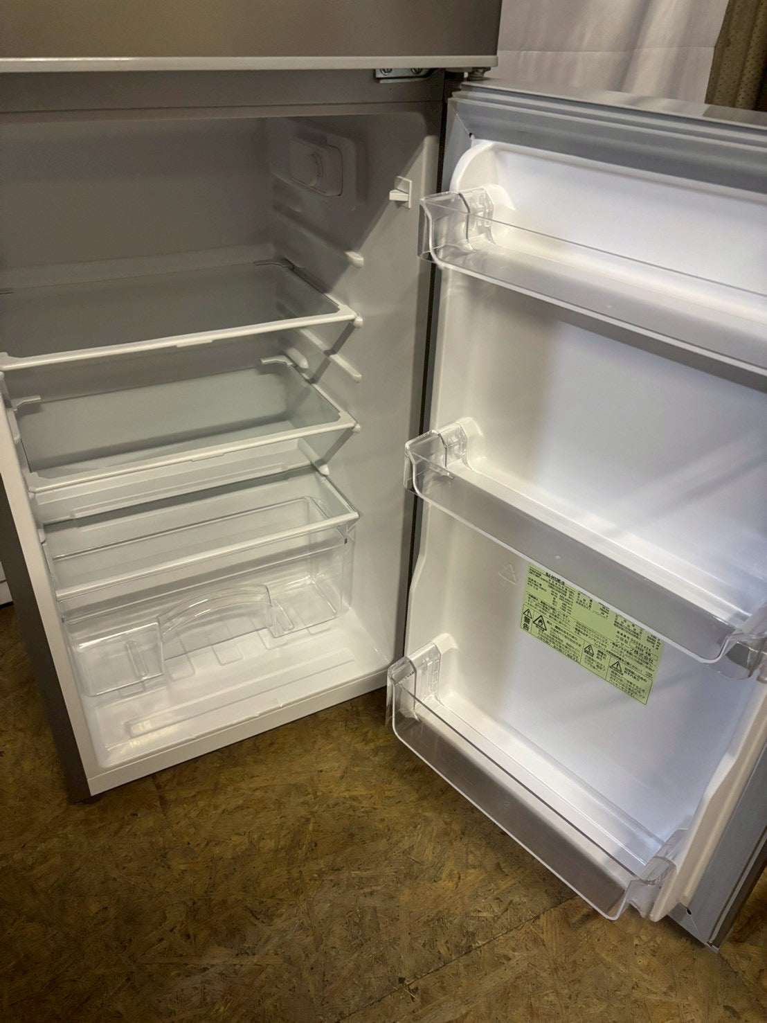 【6ヶ月保証】SHARP 2ドア冷蔵庫 SJ-H13E-S 2022年製 128L 右開き