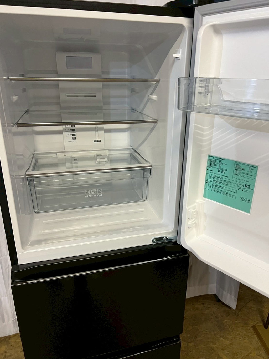 【6ヶ月保証】Haier 3ドア冷蔵庫 JR-CV29A 2023年製286L 右開き