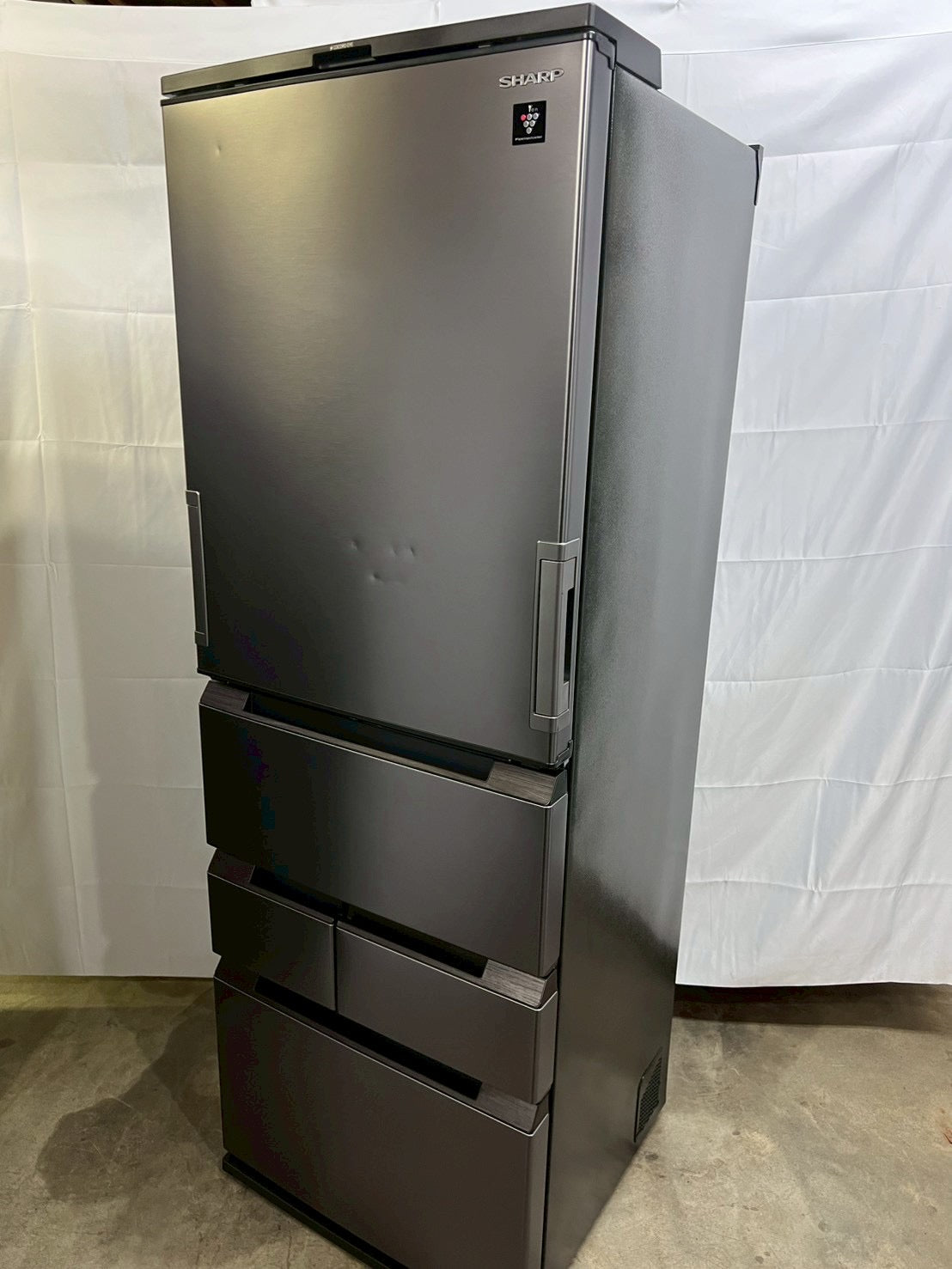 【12ヶ月保証】SHARP 5ドア冷蔵庫 SJ-MW46J-H 2021年製 457L 両開き