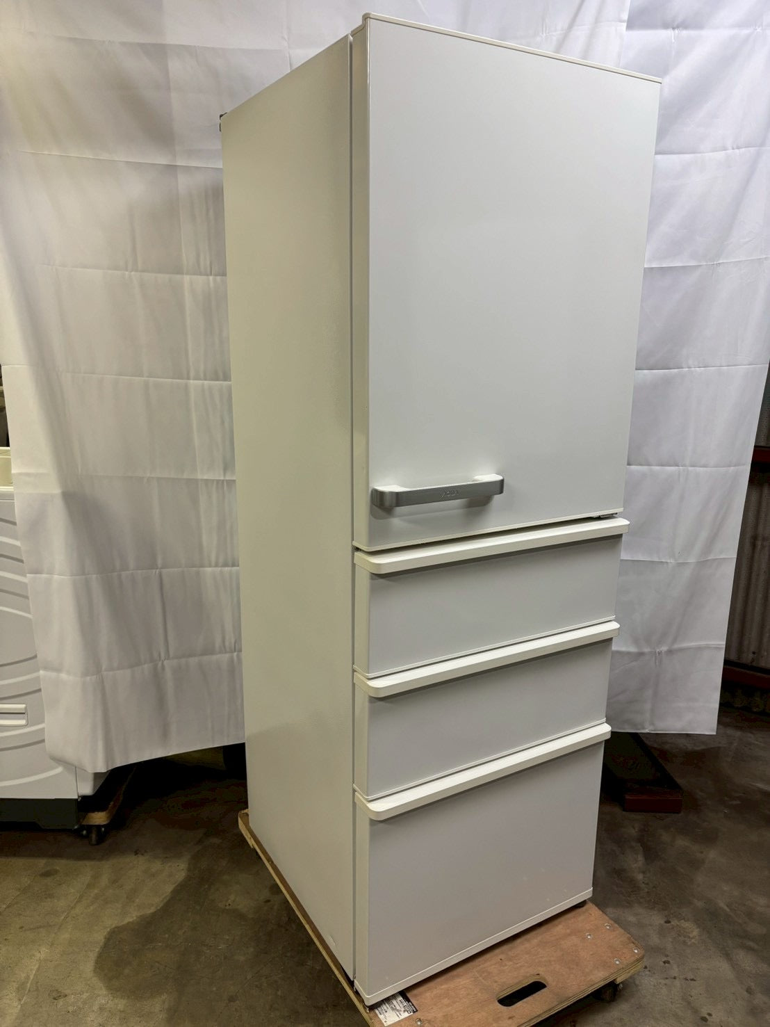 AQUA 4ドア冷蔵庫 AQR-36G(W) 2018年製 355L 右開き