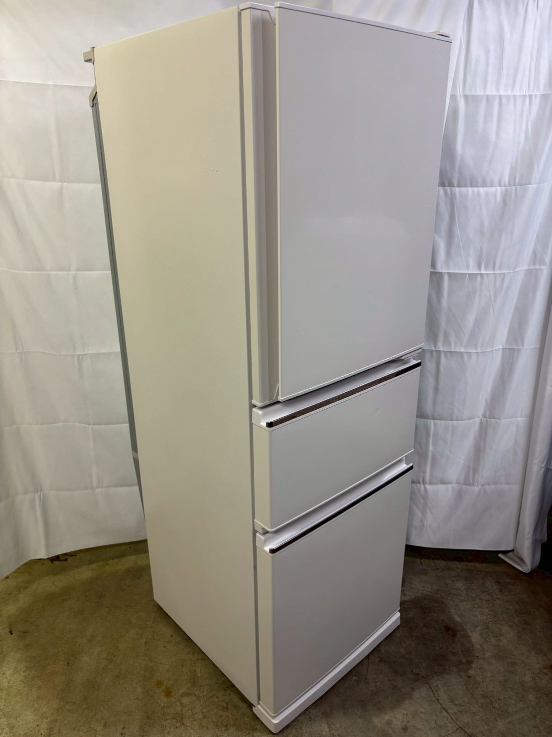 【6ヶ月保証】三菱電機 3ドア冷蔵庫 MR-CX27D-W 2019年製 272L