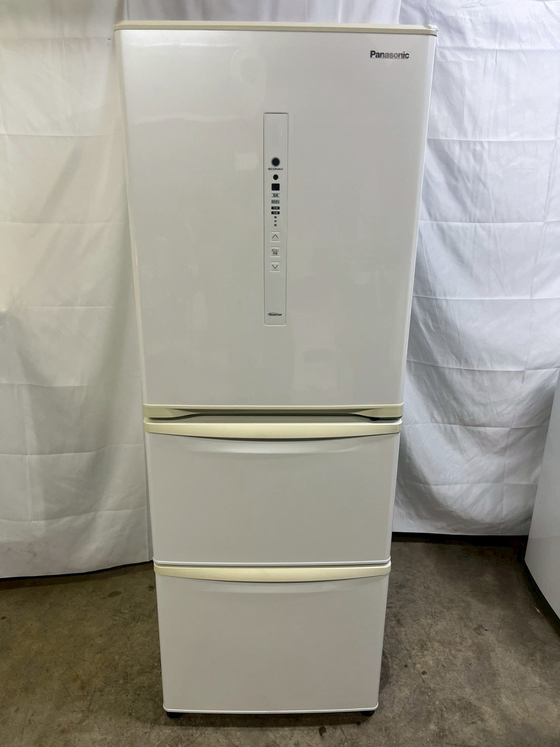 【半年保証】Panasonic　冷蔵庫 NR-C341C-W 2020年製330L