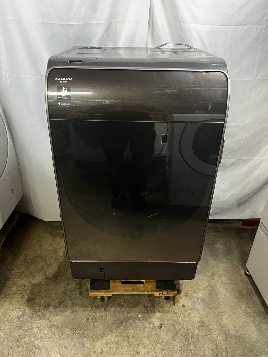 【1年保証/分解洗浄】SHARP 洗濯機 ES-X11A-TL 洗濯11kg 乾燥6kg 2022年製