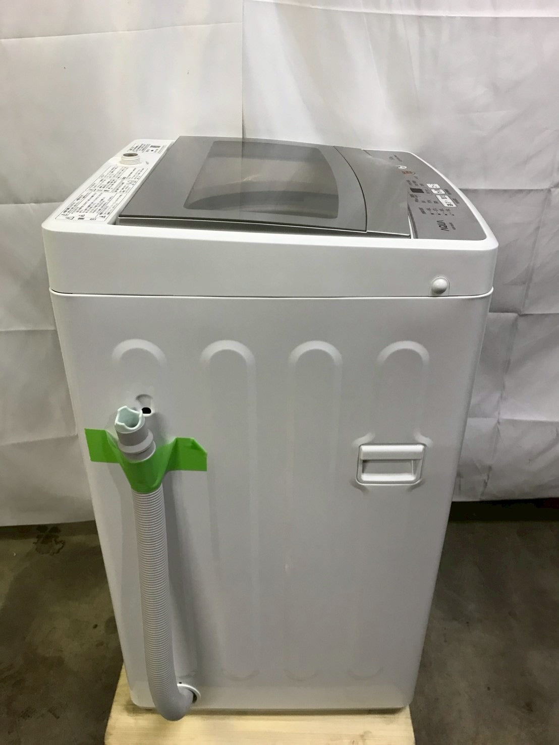 T5275　アクア　洗濯機　2021年製　5㎏　AQW-S5M　分解清掃済み　送料A　札幌　リサイクルれお　すすきの店 洗濯機(2021年〜) – お宝電気市場