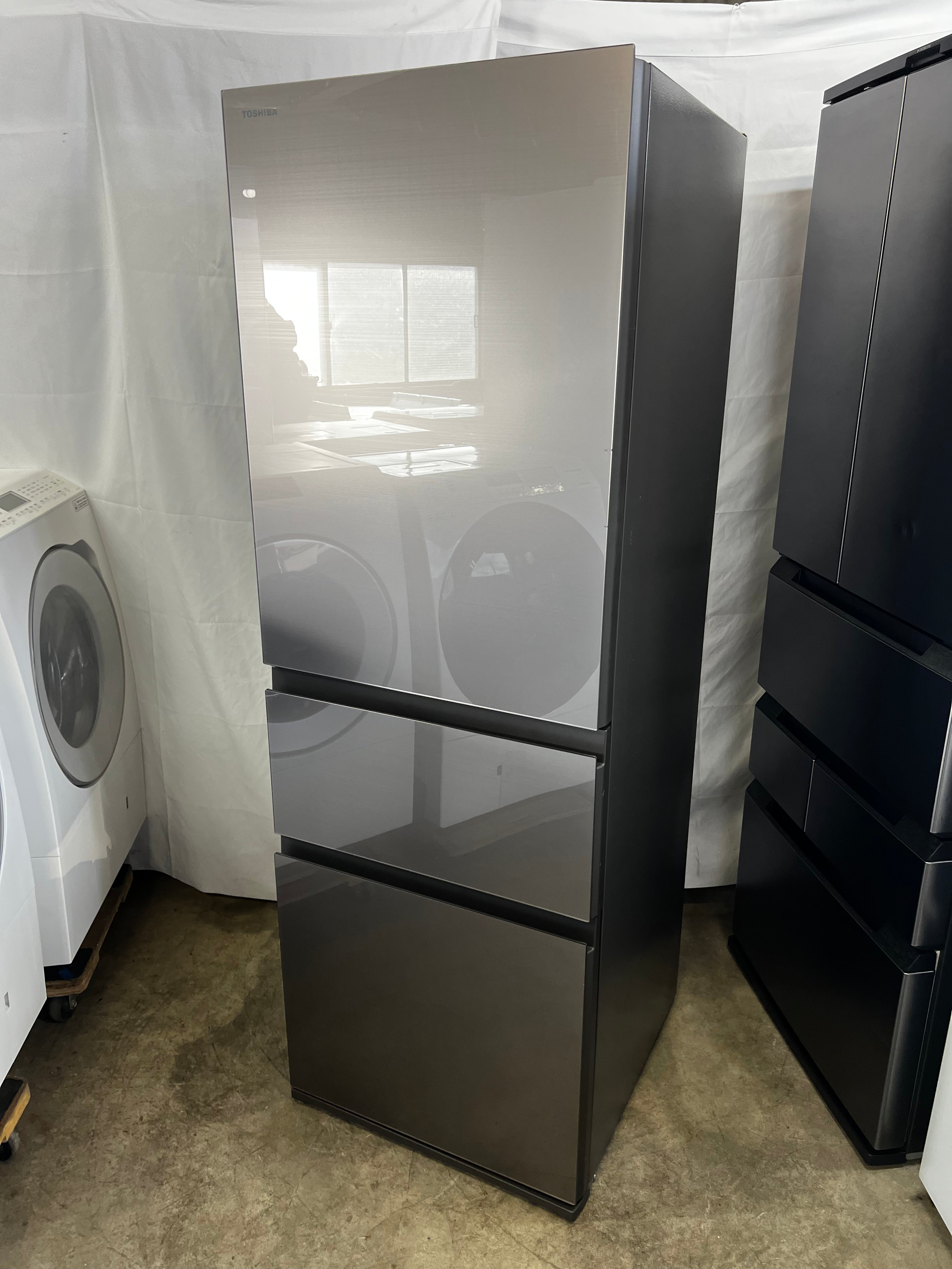 【1年保証】 東芝 3ドア冷蔵庫 GR-T36SVL 2022年製 356L