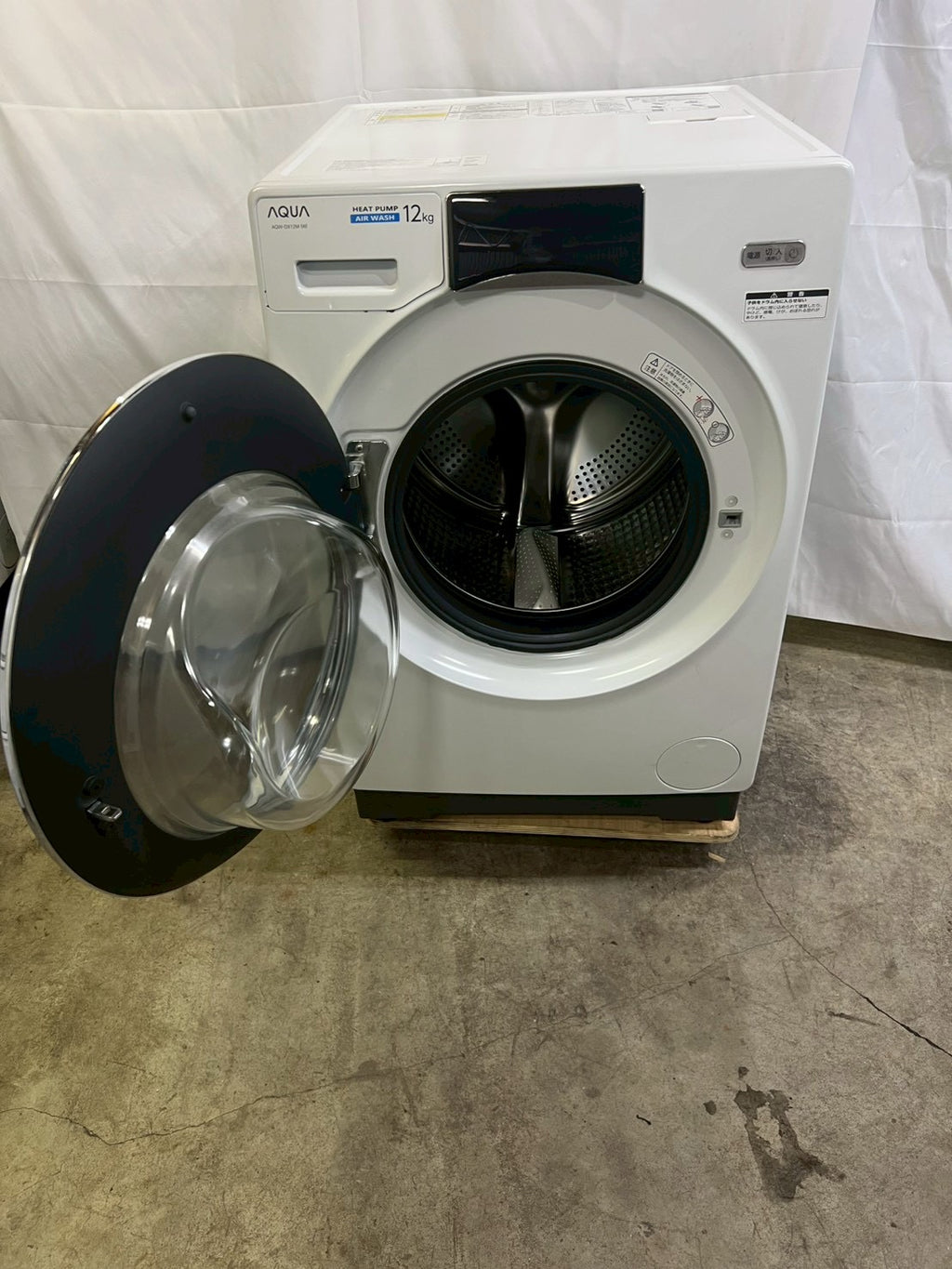 【1年保証】AQUAドラム式洗濯機 AQW-DX12M 2022年 洗濯12kg