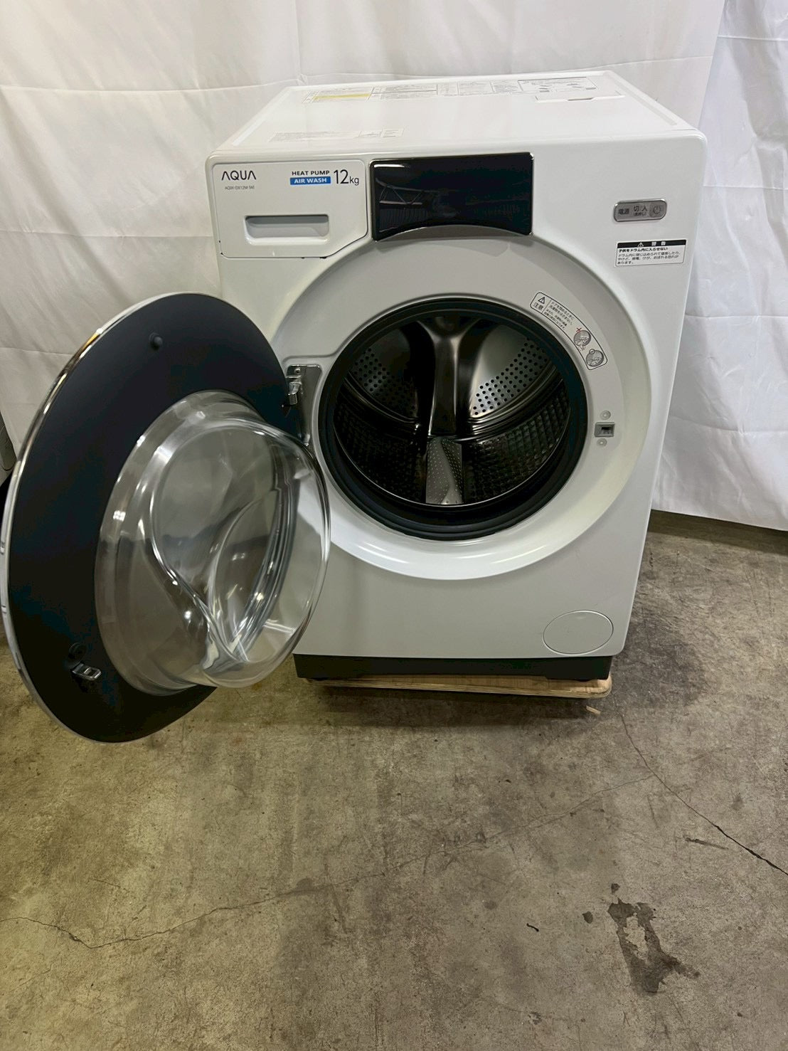 【1年保証】AQUAドラム式洗濯機 AQW-DX12M 2022年 洗濯12kg