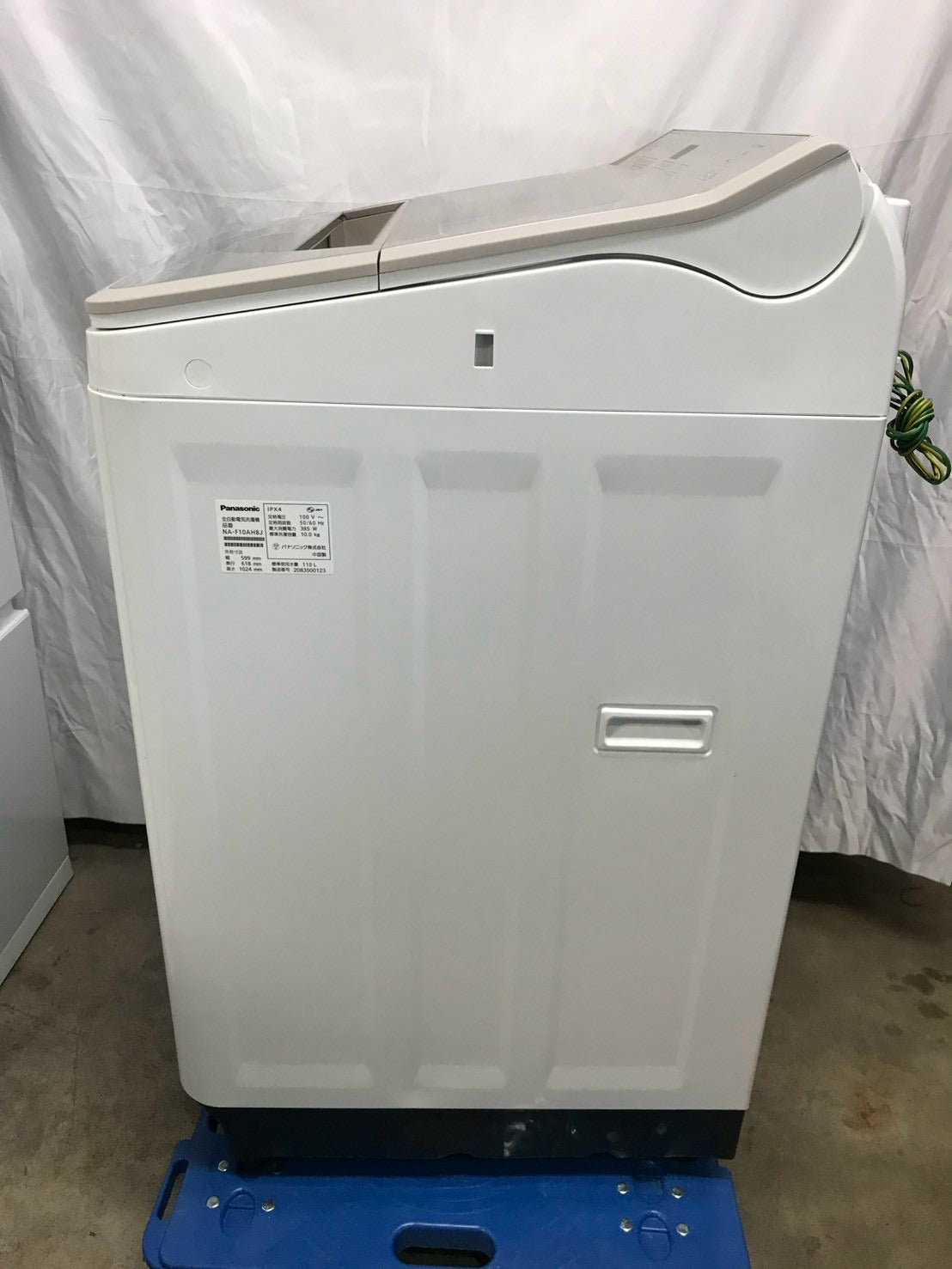 【3ヶ月保証/分解洗浄済み】Panasonic 洗濯機 NA-F10AH8J 洗濯10kg 2020年製