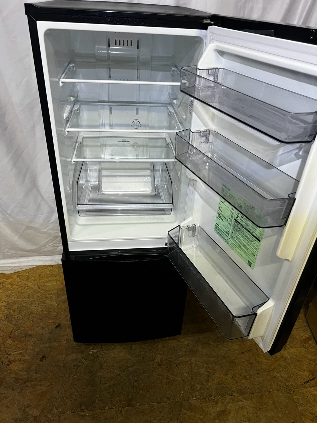 【3ヶ月保証】東芝 2ドア冷蔵庫 GR-T15BS 2022年製 153L